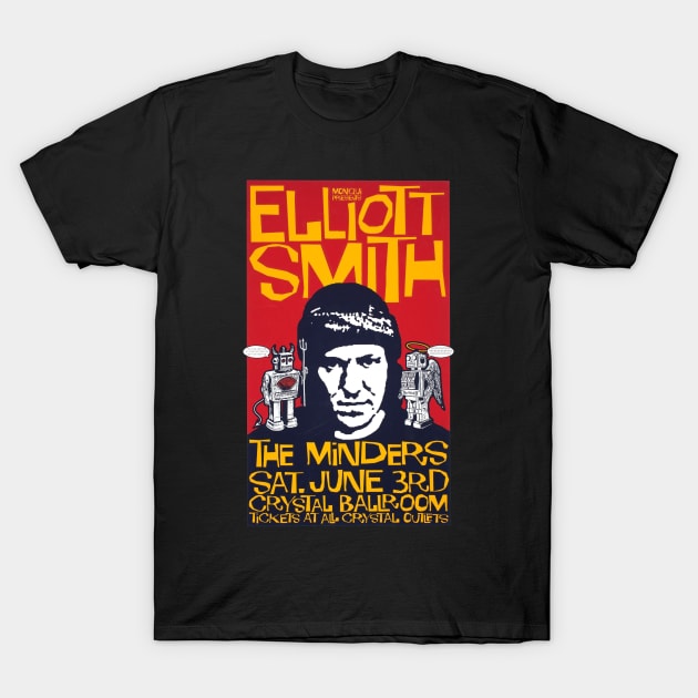 elliot smith | Poster T-Shirt by Never Ending Radical Dude